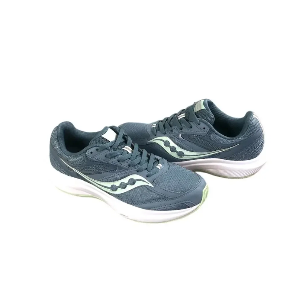 SAUCONY Cohesion 17 Running Shoe Sneakers W 9.5 Blue Jade Mesh Everyday Athletic